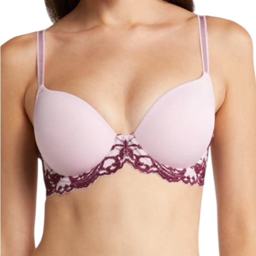 Wacoal 853322 Instant Icon Tshirt Bra in Fragrant Lilac/Pickled Beet – 32DD